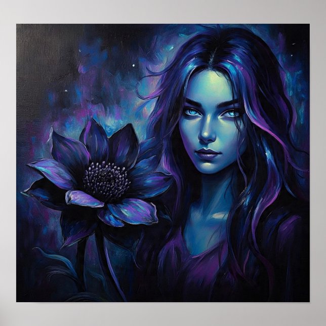 IndigoWildFlower Poster (Front)