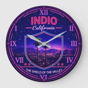Indio California Desert Oasis Large Clock