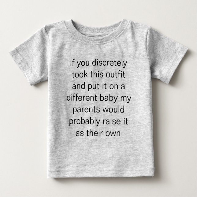 indiscernible baby T-Shirt (Front)