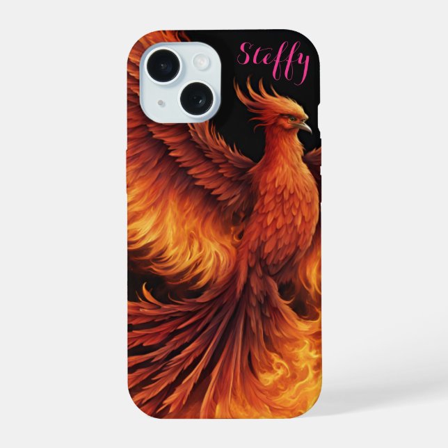 Individual Apple IPhone 15 Phoenix Case (Back)