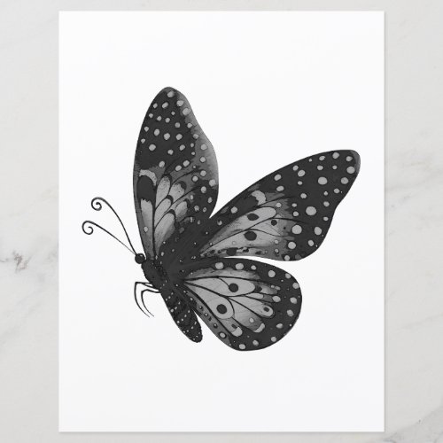 Individual Butterfly Scrapbook Paper