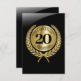 Individual Congratulations Card on the Anniversary