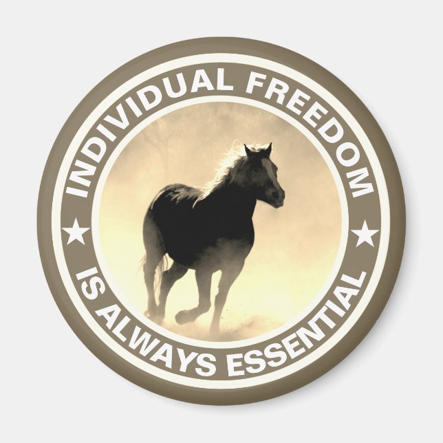 Individual Freedom (horse) Magnet (Front)