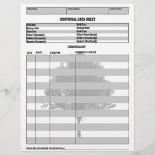 Individual Genealogy Record