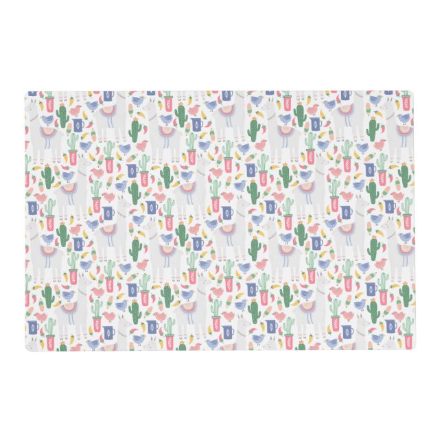 Individual laminated tablecloth Oh! Flame Placemat (Front)