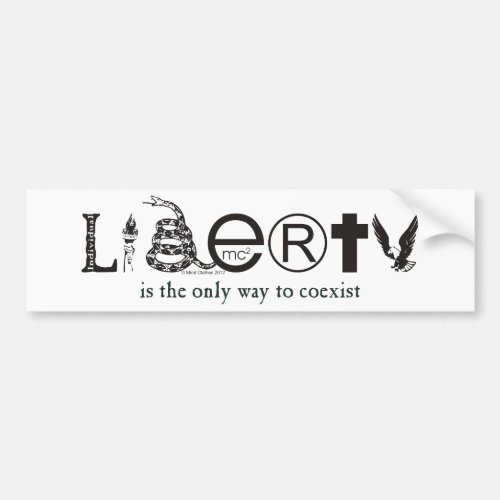 Individual Liberty Bumper Sticker