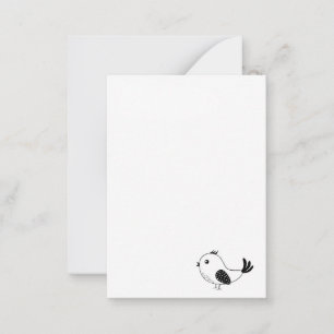 Individual Little bird Note Card