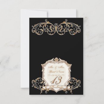 Individual Name Tent Place Cards W Table Numbers by VintageWeddings at Zazzle