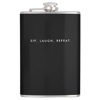 Individually Designed Gifts For Men Black Flask