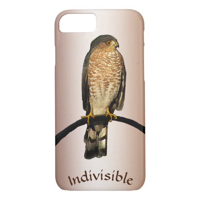 Indivisible Brown Hawk iPhone 7 Case
