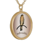 Indivisible Brown Hawk Necklace (Front Left)