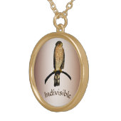 Indivisible Brown Hawk Necklace (Front Right)