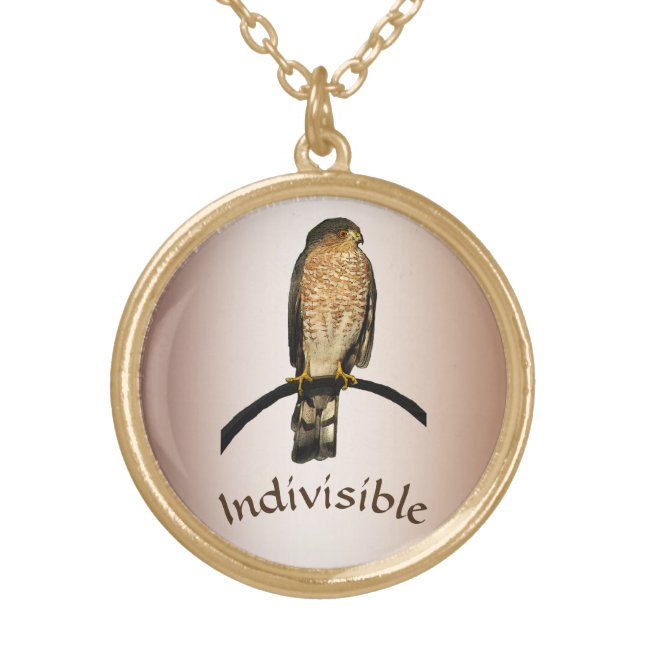 Indivisible Brown Hawk Necklace