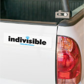 Indivisible Bumper Sticker (On Truck)