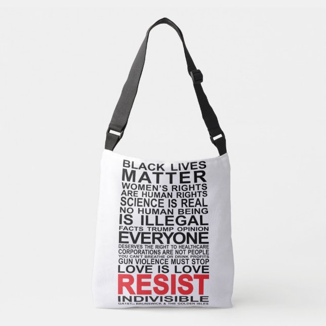 Indivisible Ga1st Resist Tote Bag (Front)