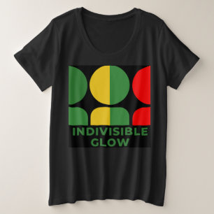 Indivisible GLOW JUNETEENTH PLUS Size T-Shirt