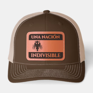 INDIVISIBLE LEATHER PATCH HAT