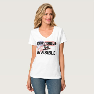 Indivisible Not Invisible v-neck T-Shirt
