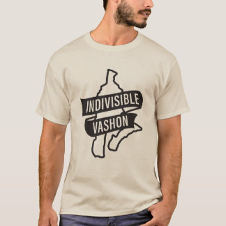 Indivisible Vashon black logo (light shirts) T-Shirt