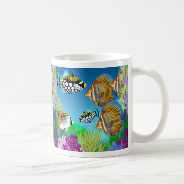Indo Pacific Coral Reef Mug (Right)