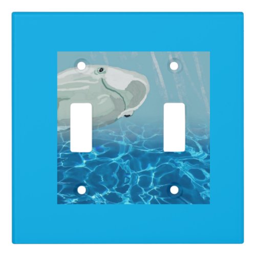 Indo Pacific Finless Porpoise   Light Switch Cover
