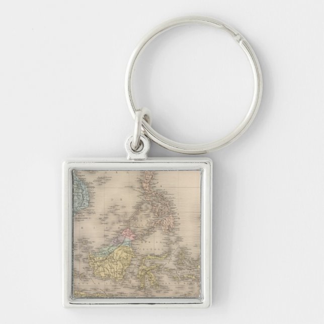 Indochina archipelago of Asia Keychain (Front)