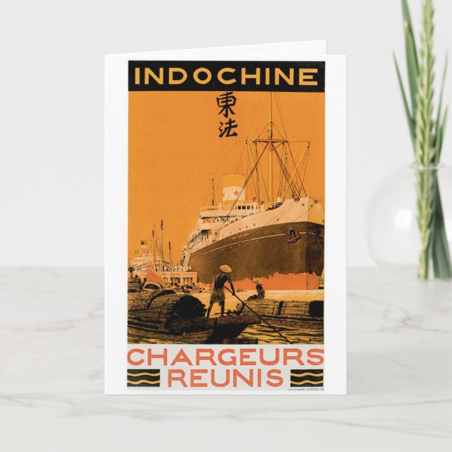 Indochine Chargeurs Reunis Card (Front)