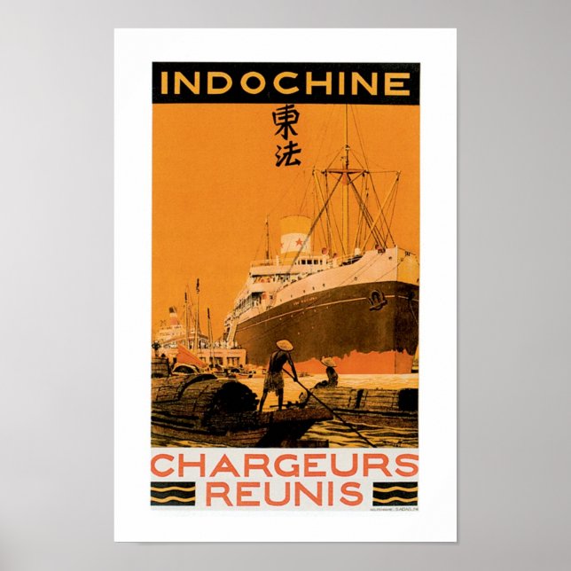 Indochine Chargeurs Reunis Poster (Front)