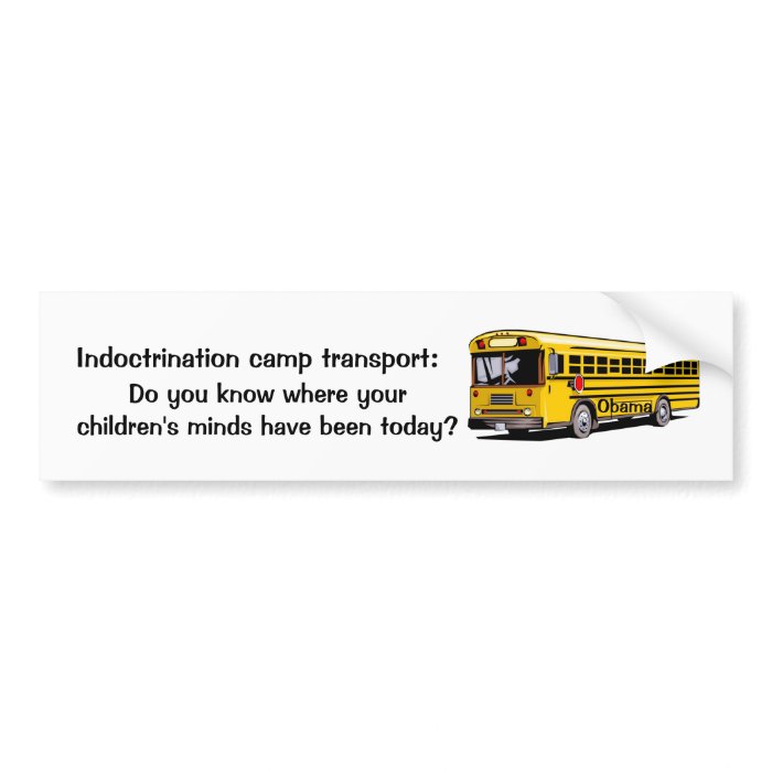 Indoctrination Camp transport Bumper Stickers