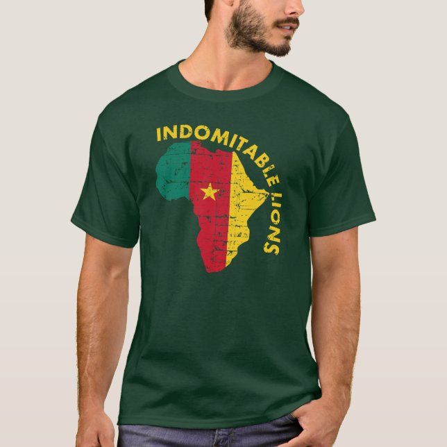Indomitable Lions of Cameroon T-Shirt (Front)