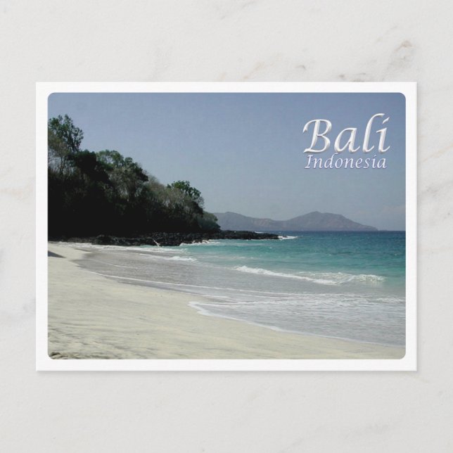 Indonesia - Bali - Padangbai - Secret Beach Postcard (Front)