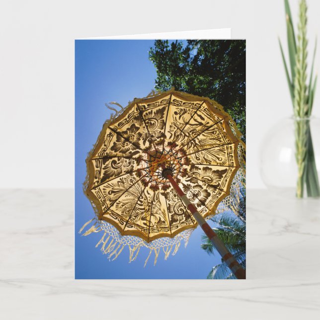 Indonesia, Bali | Temple Umbrella Card (Front)