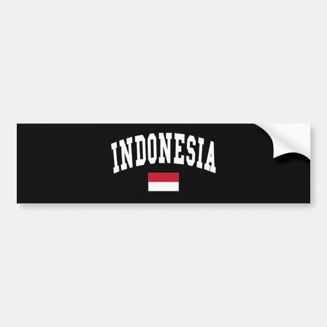 INDONESIA BUMPER STICKER (Front)