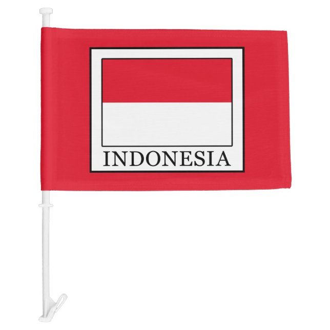 Indonesia Car Flag (Front)