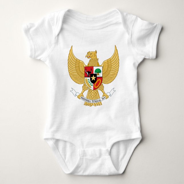 indonesia emblem baby bodysuit (Front)
