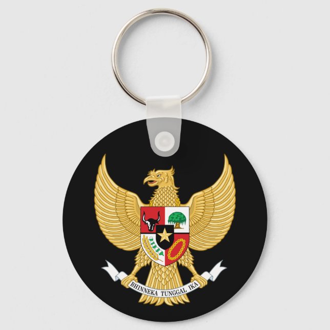 indonesia emblem keychain (Front)