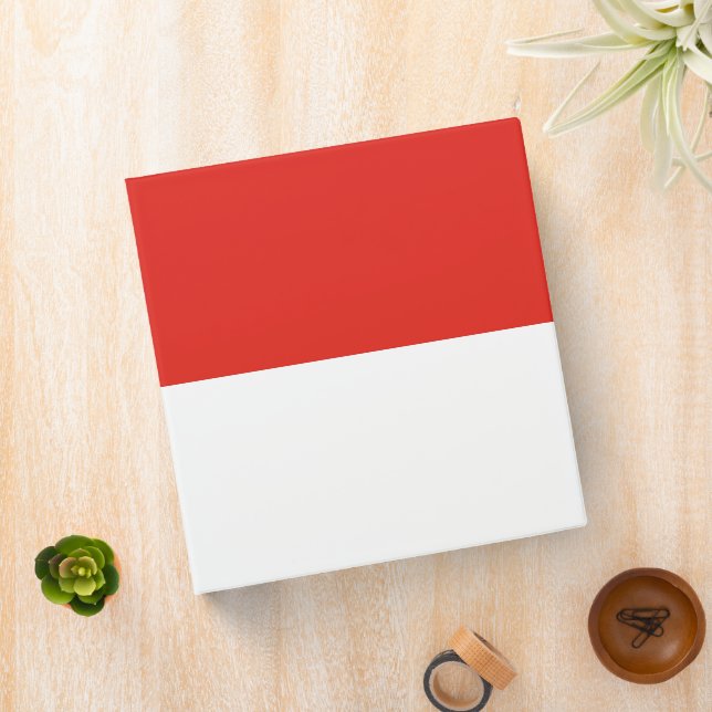 Indonesia flag 3 ring binder (In Situ)