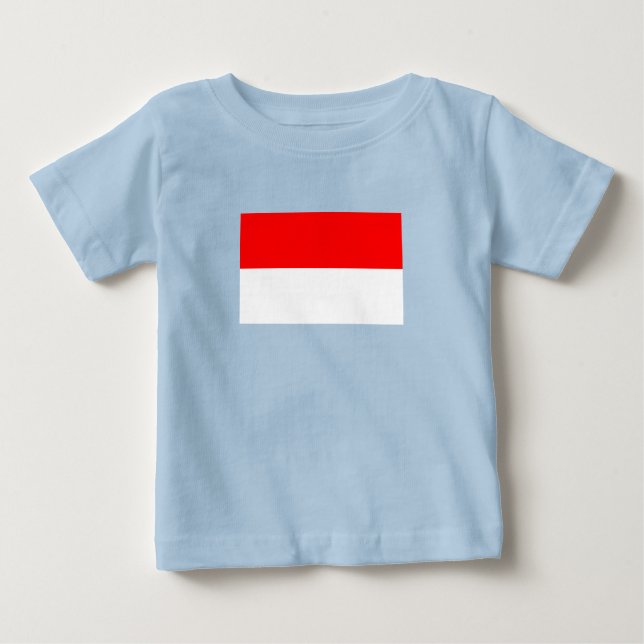 Indonesia Flag Baby T-Shirt (Front)
