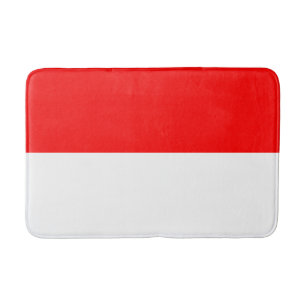 Indonesia Flag Bath Mat
