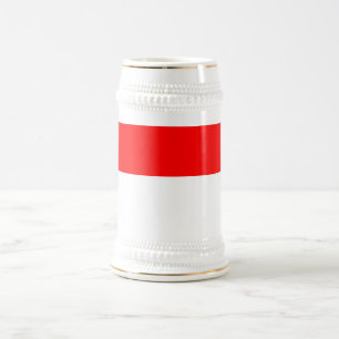 Indonesia Flag Beer Stein