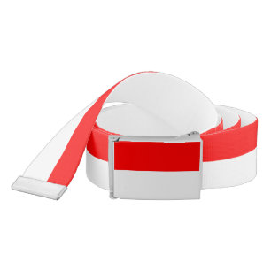 Indonesia Flag Belt