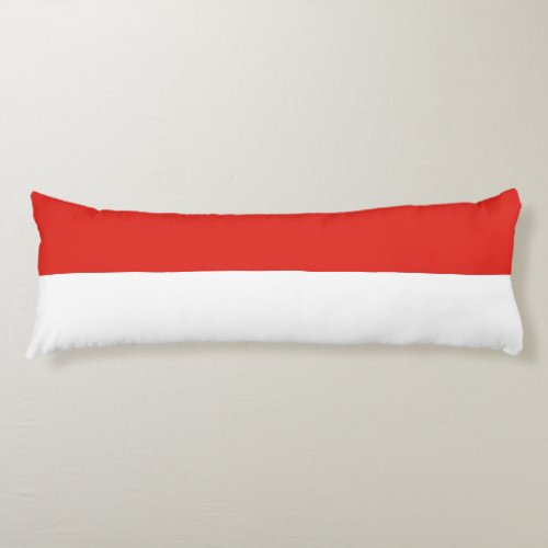 Indonesia flag body pillow