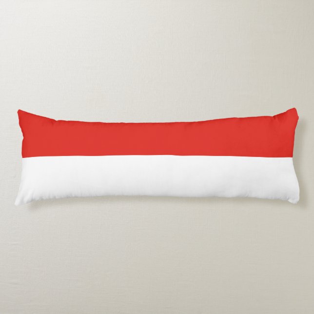 Indonesia flag body pillow (Front)