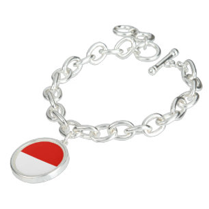Indonesia flag bracelet