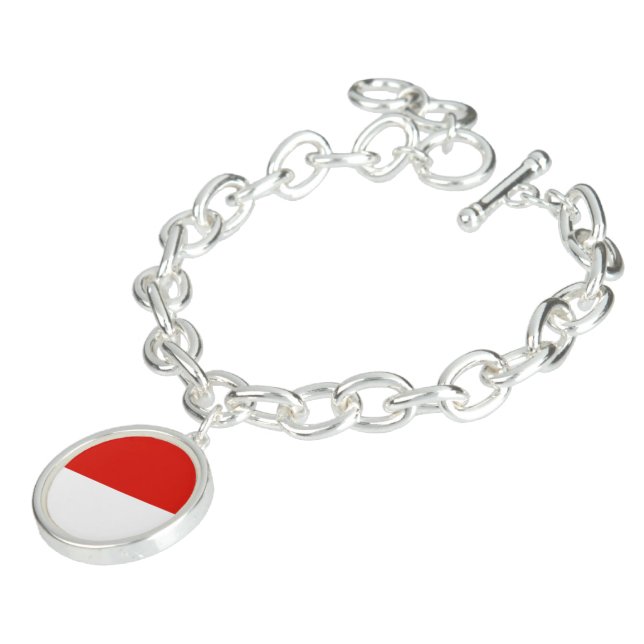 Indonesia flag bracelet (Side)
