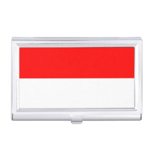 Indonesia Flag Business Card Case