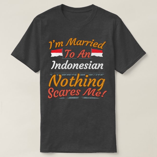 Indonesia Flag Butterfly Gift for Indonesian From  T-Shirt (Design Front)