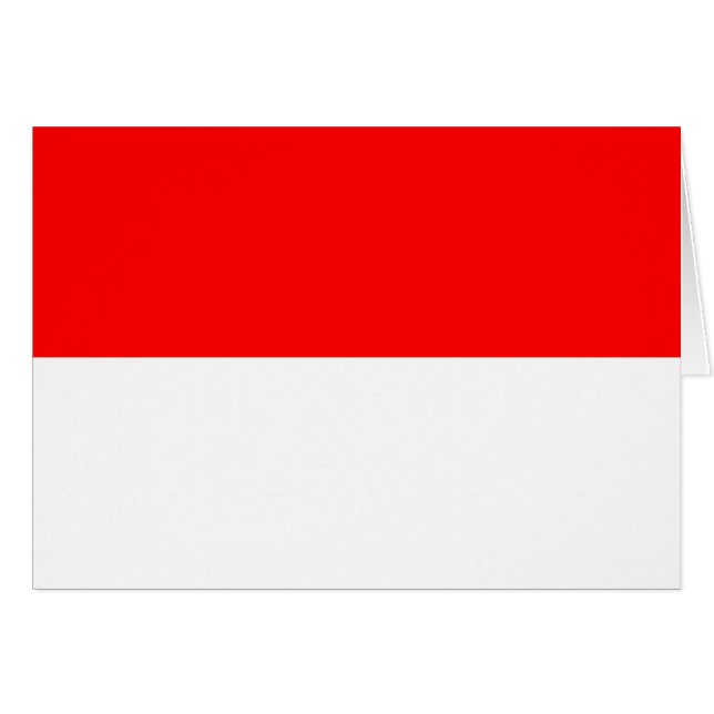 Indonesia Flag Cards (Front Horizontal)