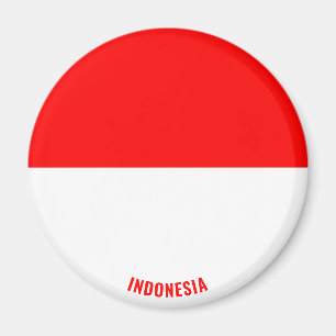 Indonesia Flag Charming Patriotic Magnet