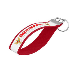 Indonesia Flag Charming Patriotic Wrist Keychain